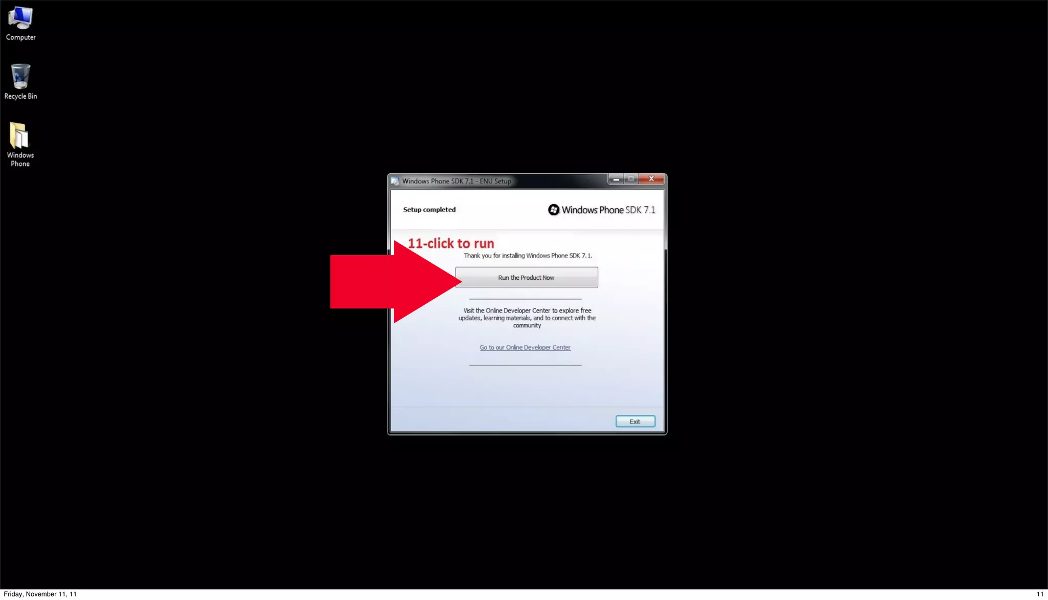 Friday, November 11, 11   11
 