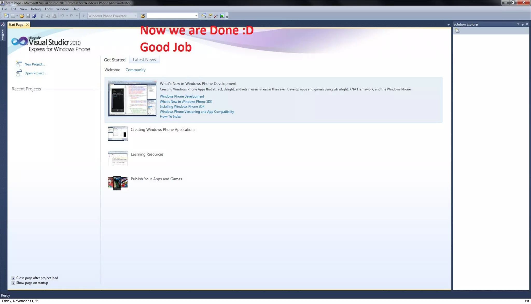 Friday, November 11, 11   23
 