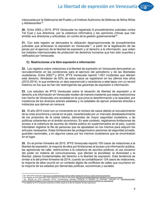 La libertad de expresión y el derecho a la información en Venezuela | PDF