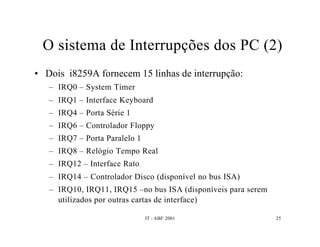 Interrupções e DMA