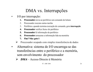Interrupções e DMA