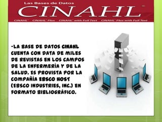 Presentacion CINAHL | PPTX