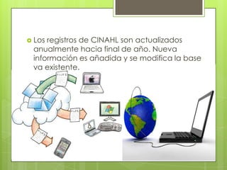 Presentacion CINAHL | PPTX