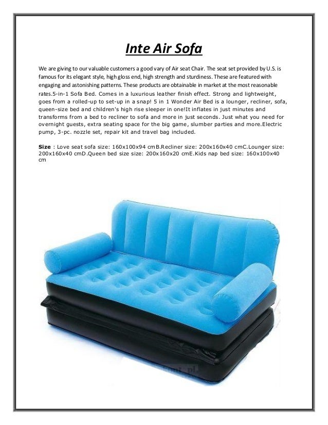 Intex Air Sofa