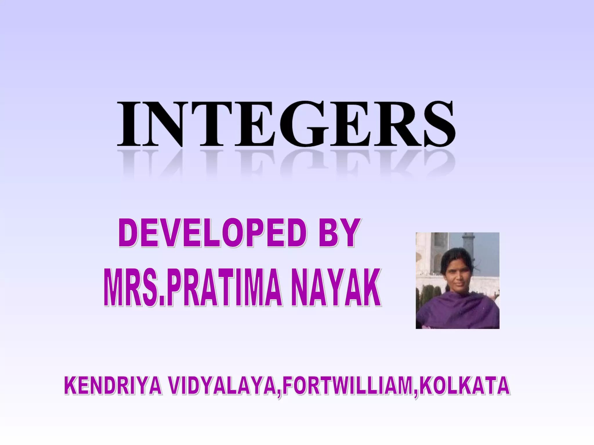 Integers | PPT