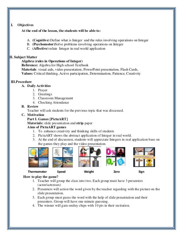 integer-lesson-plan