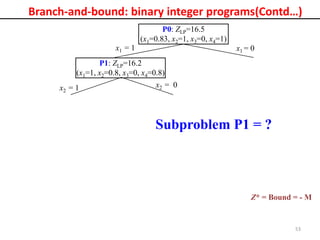 Integer Programming Explained Integer Programming PPt.ernxzamnbmbmspdf | PDF