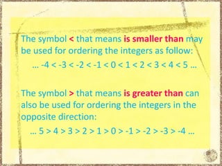 Integer Symbol Coding Integers | PPTX