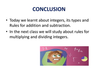 Integers introduction | PPTX