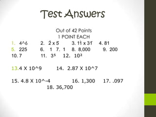 Late work is accepted up until the test 