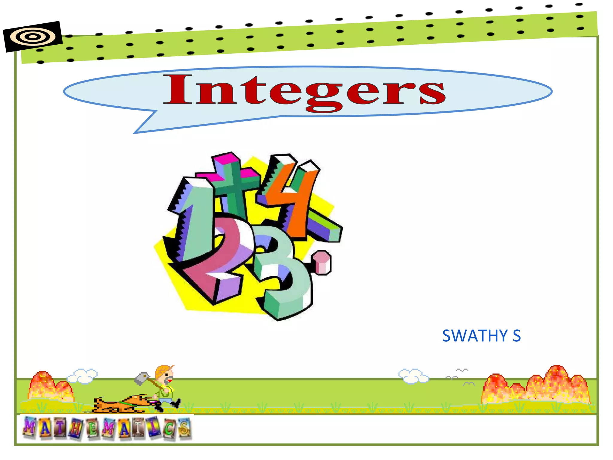 Integers ppt | PPTX | Programming Languages | Computing