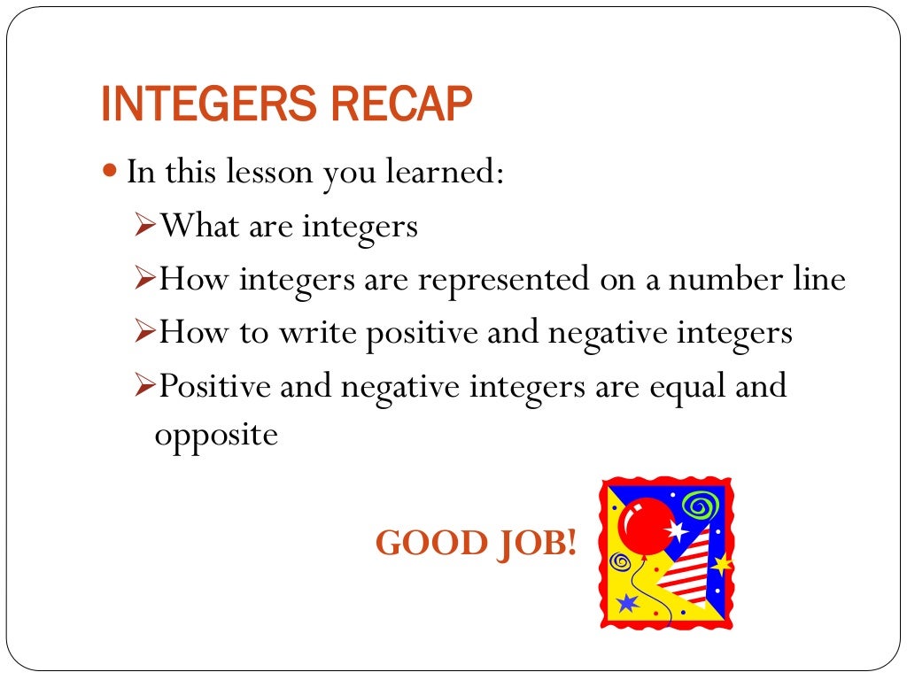 Mathematics for Grade 6: Integers