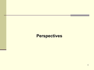 Perspectives 