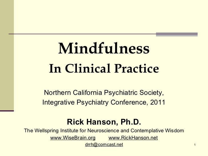 Mindfulnesss Role In Psychiatric Analysis