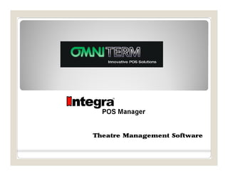 Theatre Management Software
 