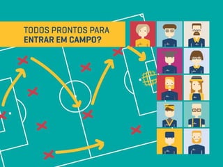 TODOS PRONTOS PARA
ENTRAR EM CAMPO?
 