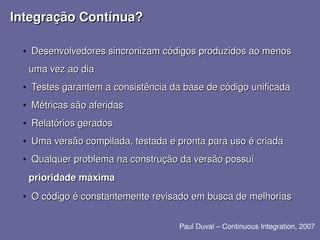 Integração Contínua