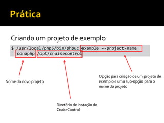 Integração Contínua com CruiseControl e phpUnderControl