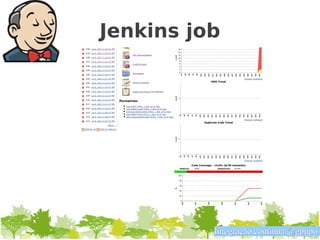 Jenkins job




          Integração contínua @gpupo
 