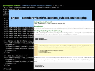 phpcs --standard=/path/to/custom_ruleset.xml test.php
 