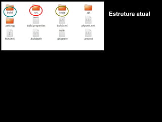 Estrutura atual
 