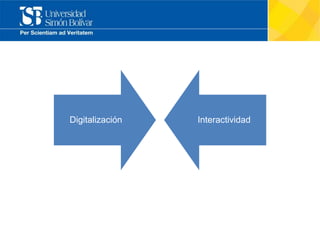 Digitalización Interactividad
 