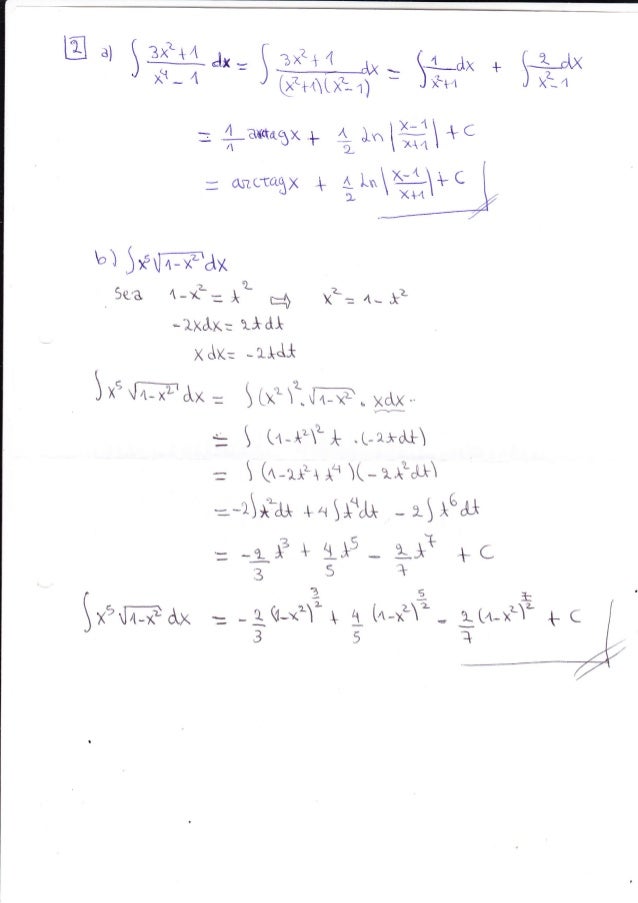 Ejercicios Resueltos Sobre Integracion Uap Chimbote Ing Industrial 2