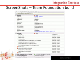 ScreenShots – Team Foundation build
 