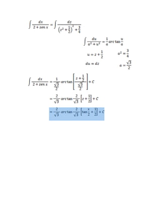 Integracion de funciones racionales
