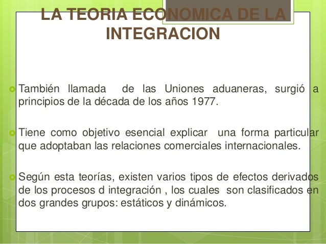 Integracion economica