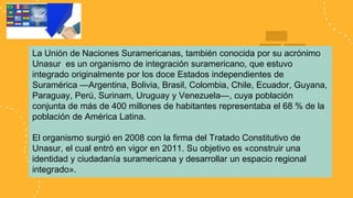 El 20 de abril de 2018 se anunció que Argentina, Brasil, Chile, Colombia,
Paraguay y Perú suspenderían su participación en...