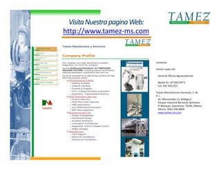 Integracion Tamez Manufactura y Servicios Mexico