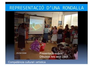 REPRESENTACIÓ	
  D’UNA	
  RONDALLA	
  




                          Presentació-suport
                          Dibuixos fets amb paint
Competència cultural i artística
 