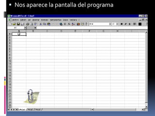 Nos aparece la pantalla del programa 
