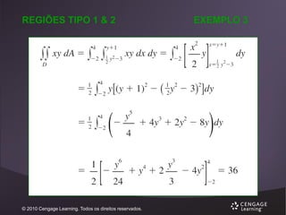REGIÕES TIPO 1 & 2

© 2010 Cengage Learning. Todos os direitos reservados.

EXEMPLO 3

 