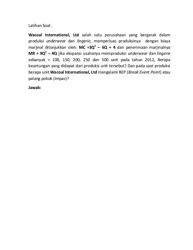 Soal Akuntansi Perusahaan Jasa Beserta Jawabannya.Contoh 