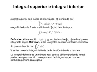 La Integral Definida Ppt 