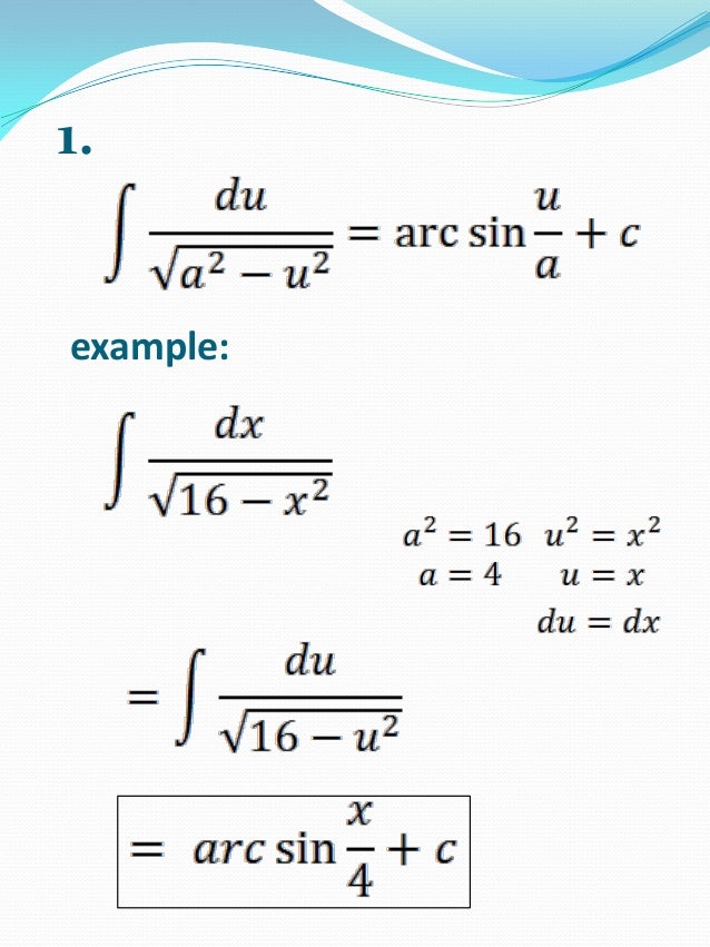 Integral calculus