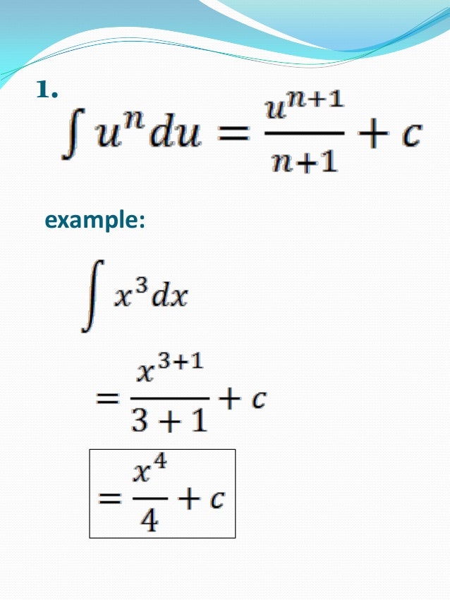 Integral calculus