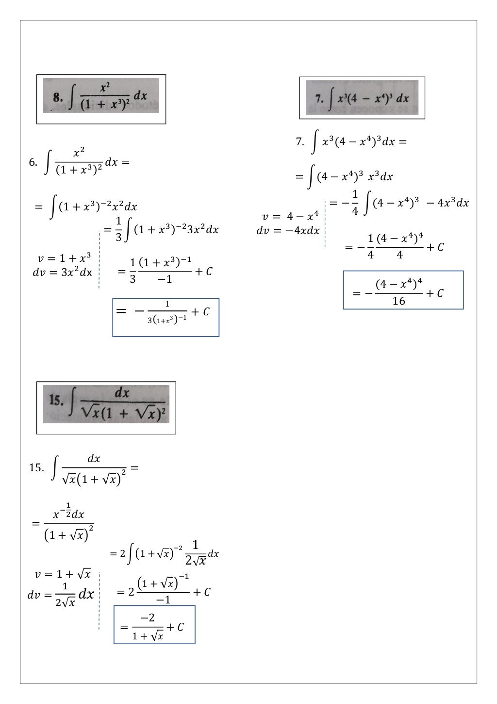 Integral calculus