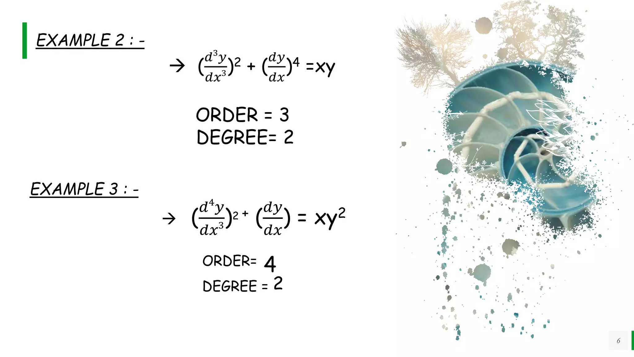 Diffrential Equation Of First Order Pptx