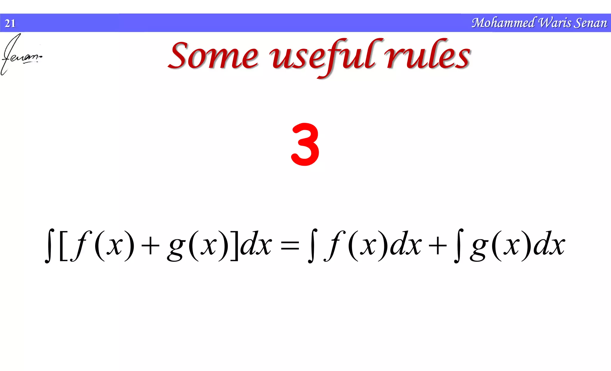 Introduction to Integral calculus | PDF