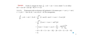 Comprehensive Guide to Line Integrals in Vector Fields with Examples ...
