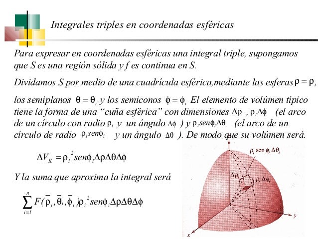 Integrales triples
