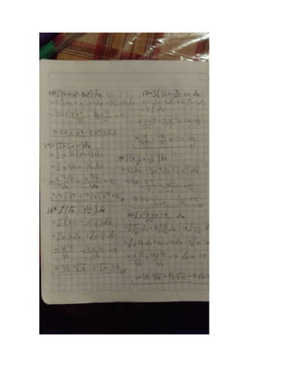 Integrales indefinidas