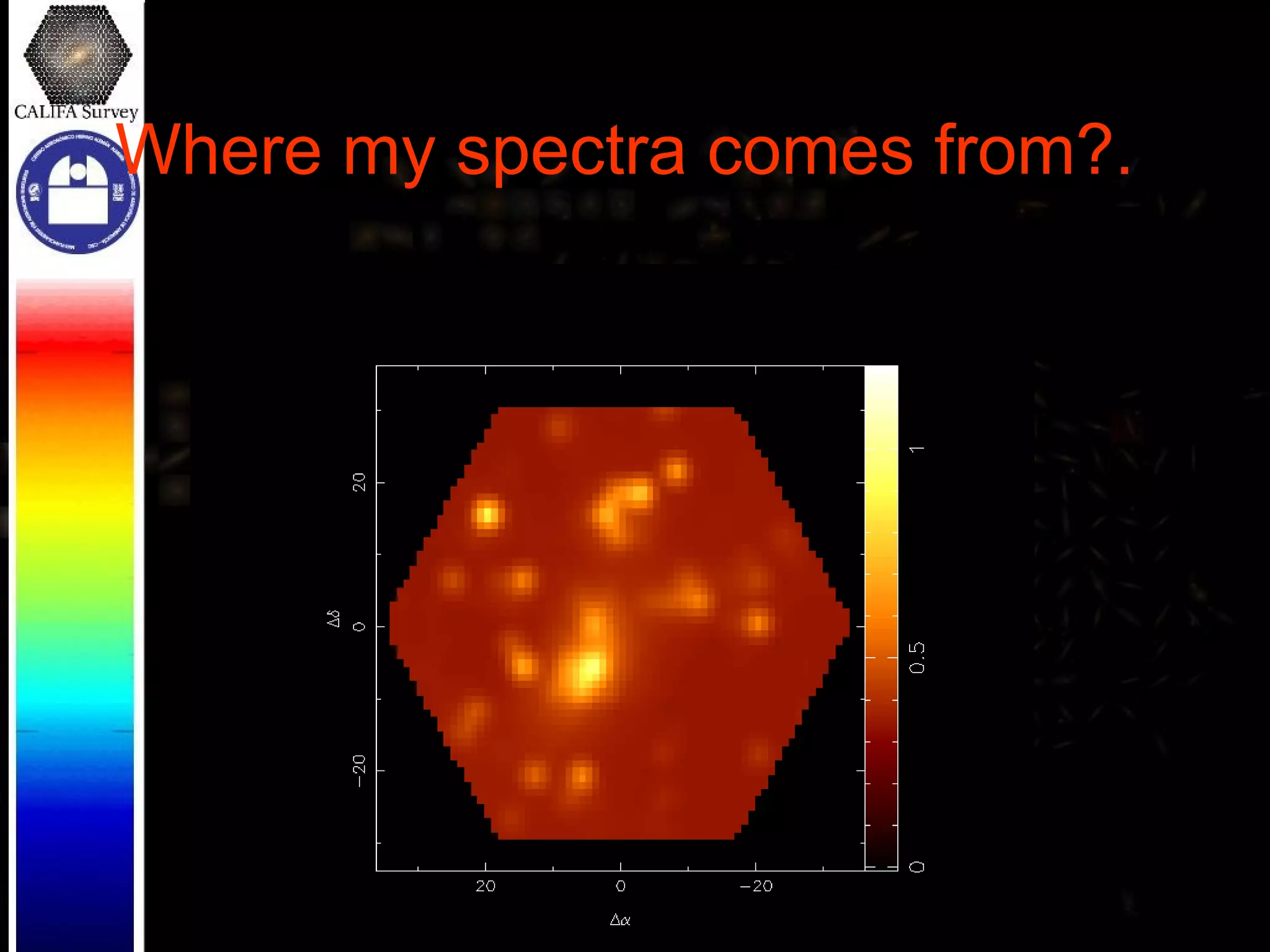 Where my spectra comes from?.   