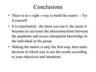 Integral framework application - a practical example | PDF