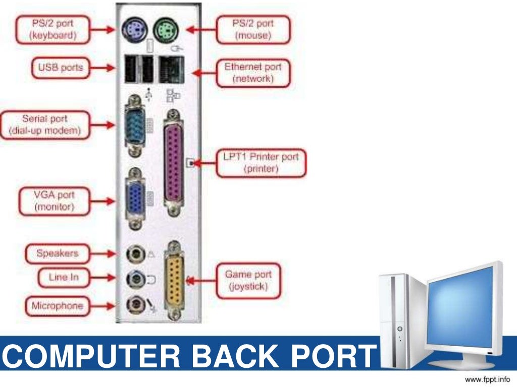 COMPUTER BACK PORT
 