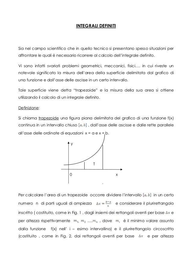 Integrali Definiti