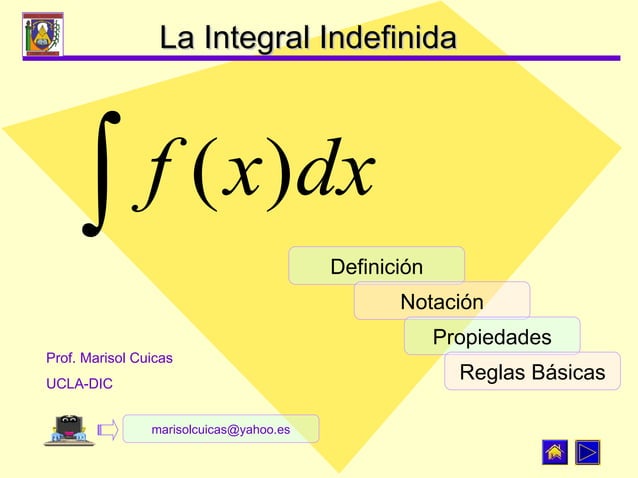 Integral indefinida | PPT